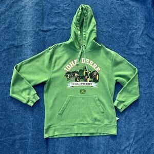 John Deere Equipment tractor cow graphic hoodie